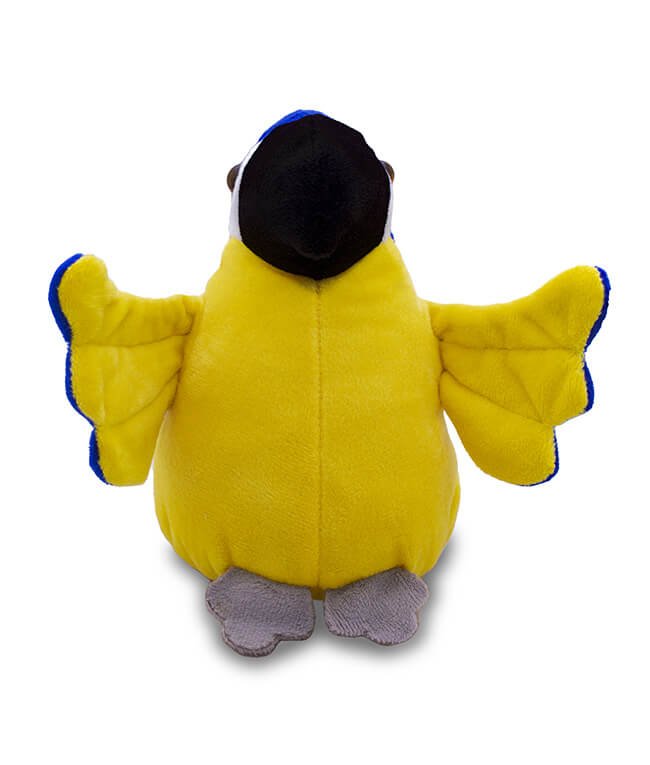 600x756 eco friendly reversible blue macaw plush toy for kids 0004 MG8719 azul frente