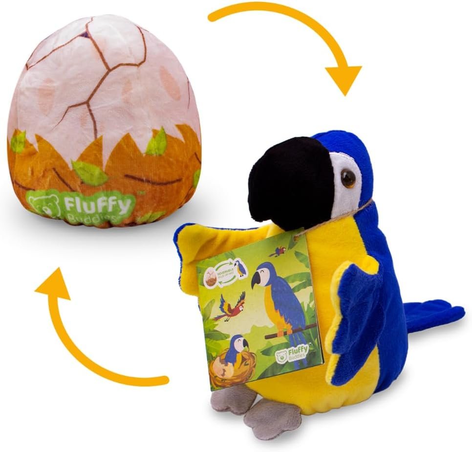 Blue Macaw Reversible Toy