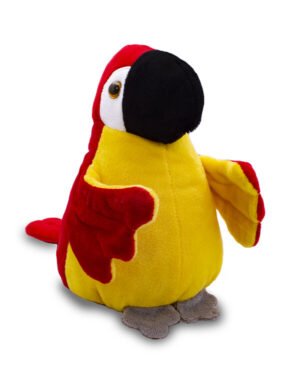 Red Macaw Reversible Plush – Eco Friendly Toy for Kids (7)
